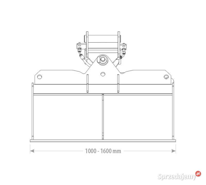 ŁYŻKA SKARPOWA HYDRAULICZNA 35 5 T Kutno