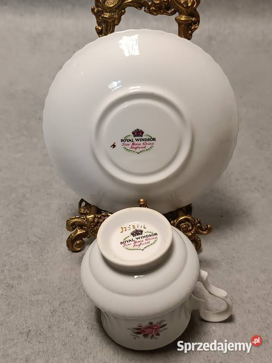 ROYAL WINDSOR Duet Róże Kolekcjonerska Filiżanka Stargard