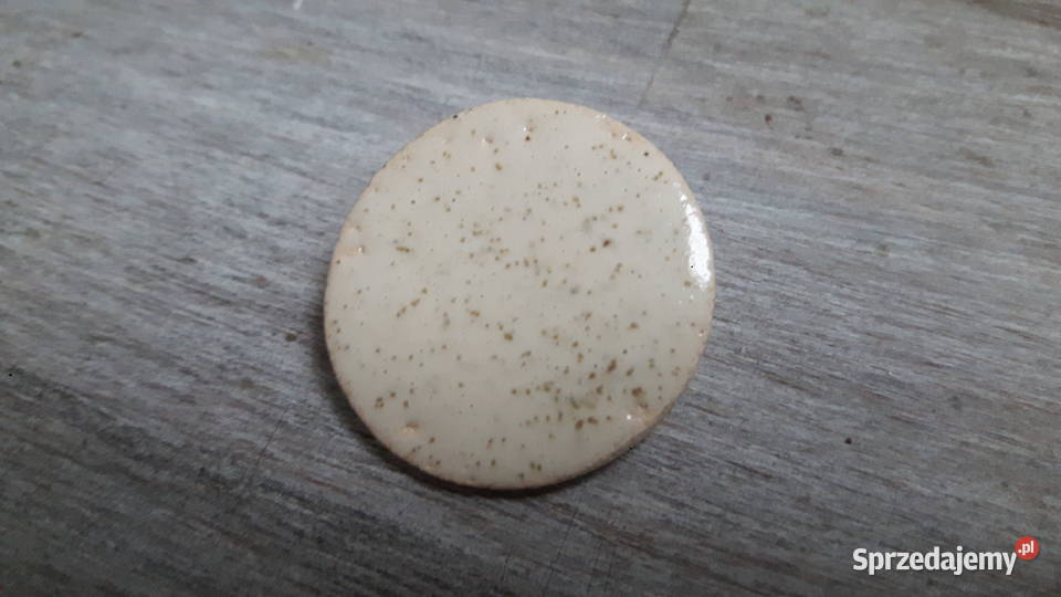 Broszka ceramiczna ręcznie wykonana
