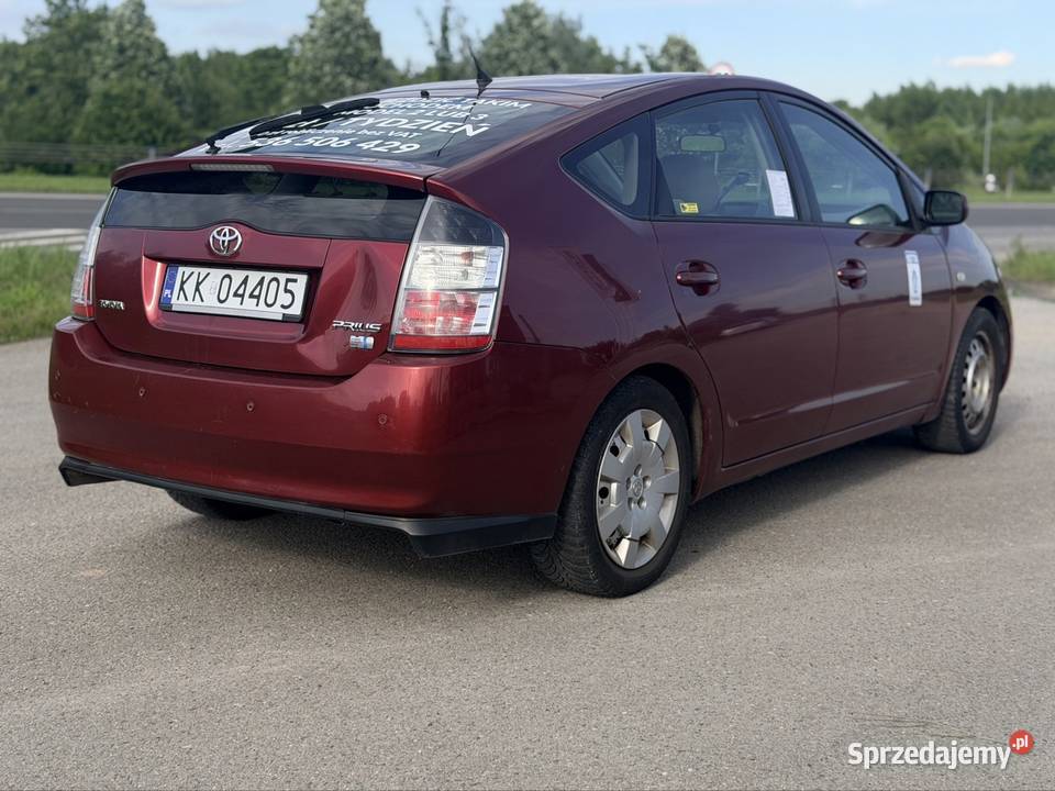 Toyota Prius II 15 Hybrid LPG Automat 2005 małopolskie Kraków