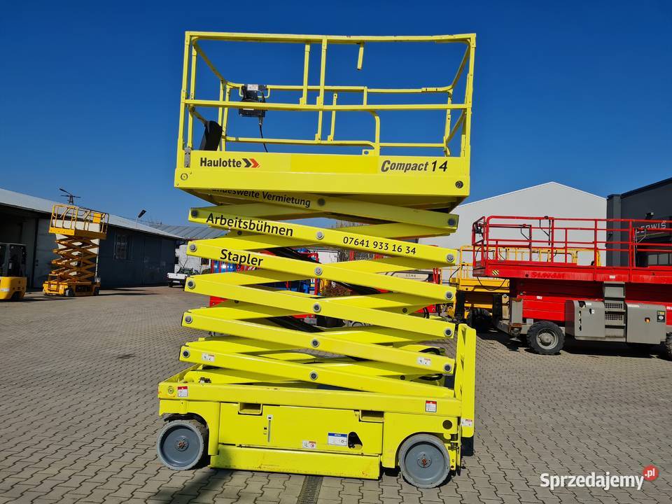 Podnośni nożycowy Haulotte Compact 14 2016 wys Dąbrowa Tarnowska sprzedam