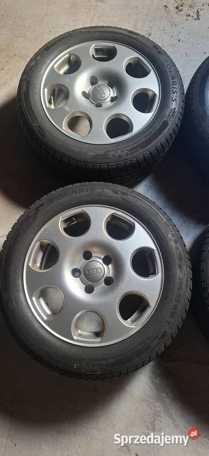 Alufelgi oryginalne Audi A4 B6 B7 A6 5x112 opony Czarne Błoto