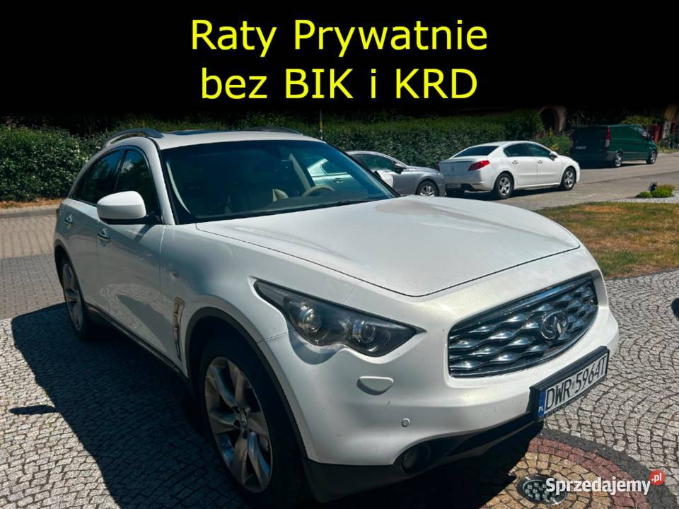 Infinity FX Raty Prywatnie 4x4 Zadbany Navi ABS Wrocław