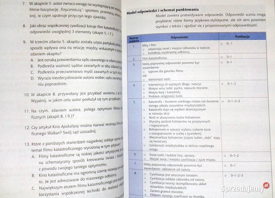 Język polski Matura 2007 Cz1 M B Kupisz sprzedam