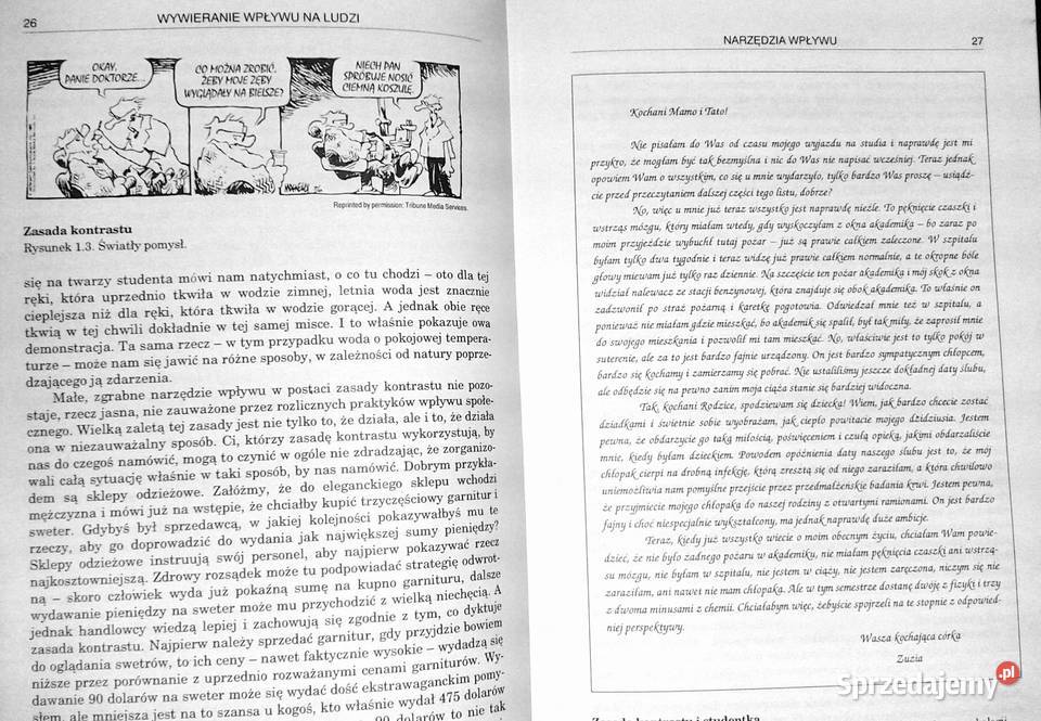 Wywieranie wpływu na ludzi Teoria i praktyka Rok wydania 1999 Chełm sprzedam