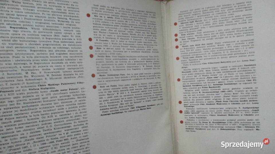 Polskie pieśni religijne 9661966pieśnipieśni Kultura i Rozrywka łódzkie Łódź sprzedam