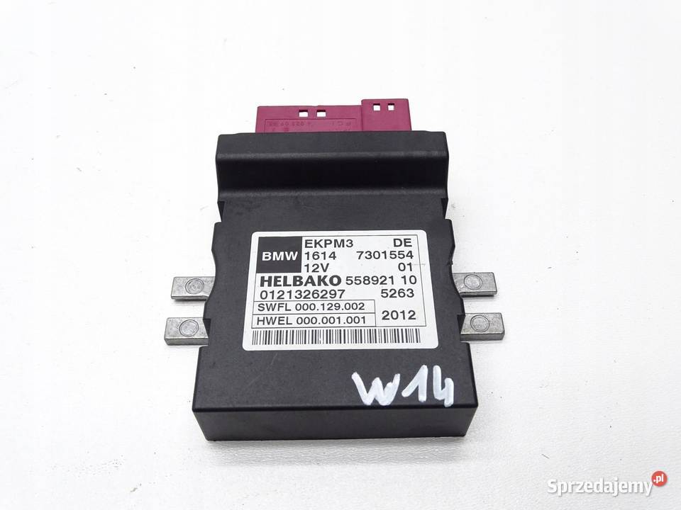 MODUŁ STEROWNIK POMPY PALIWA BMW F20 F21 F30 F31