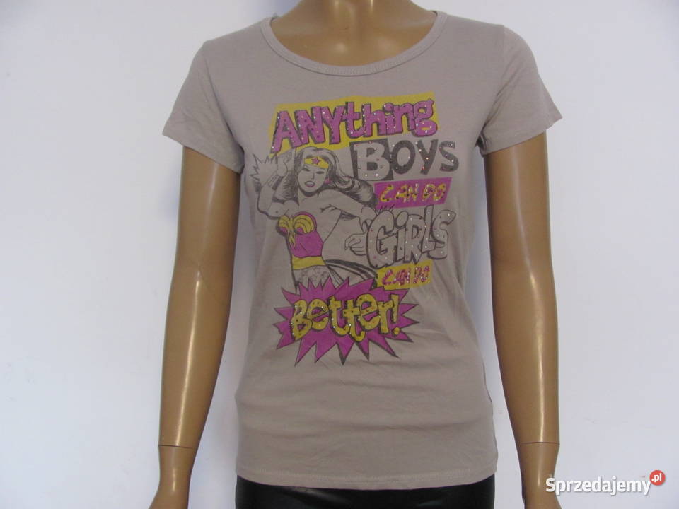 tshirt Antything szara krótki rękaw lubelskie Zamość sprzedam