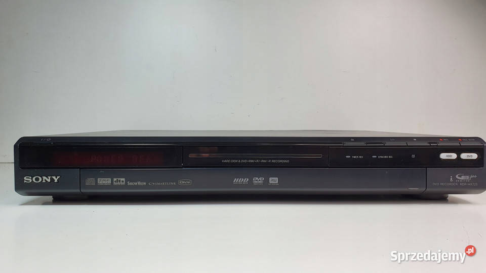 SONY CD RDR hx 725 Nagrywarka DVD HDD odtwarzacz Międzychód