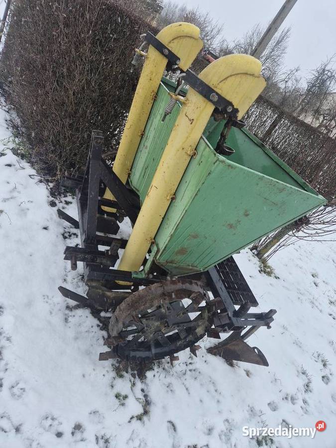 Sadzarka dwurzedowa biedaszki do ziemniakow Samborzec