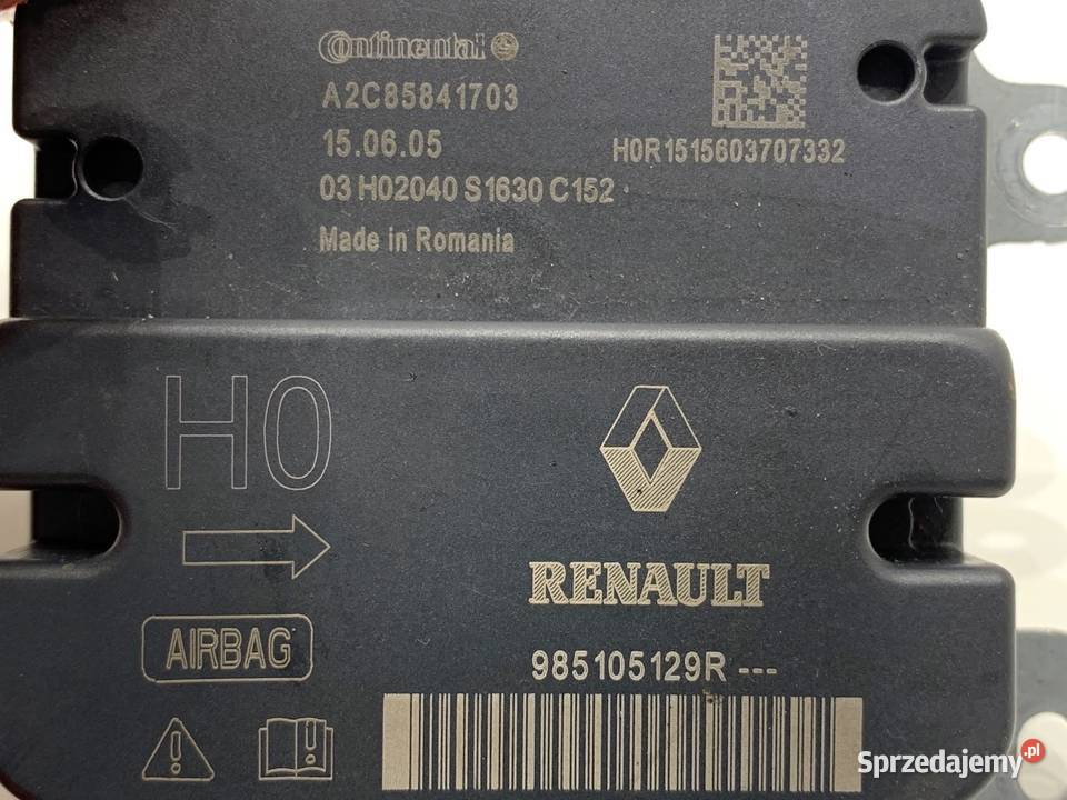 SENSOR AIRBAG DACIA DUSTER 1018 CZUJNIK PODUSZKI