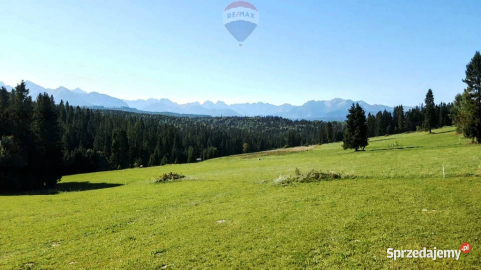 DZIAŁKA W RZEPISKACH Z WIDOKIEM NA TATRY Rzepiska