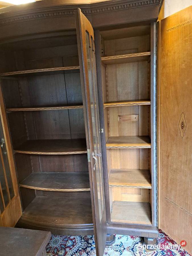 ładna pojemna biblioteka secesja Myślibórz sprzedam