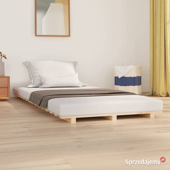Rama łóżka lite drewno sosnowe 90 x 200 WM824548 Warszawa