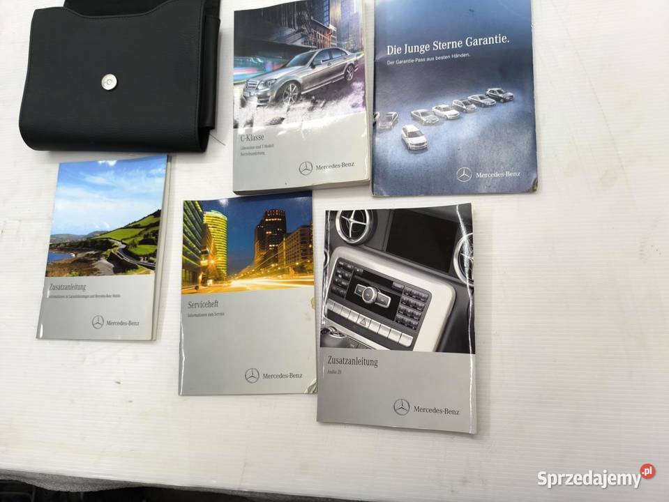 KSIĄZKA INSTRUKCJA ETUI MERCEDES W204 LIFT osobowe Pozostałe sprzedam