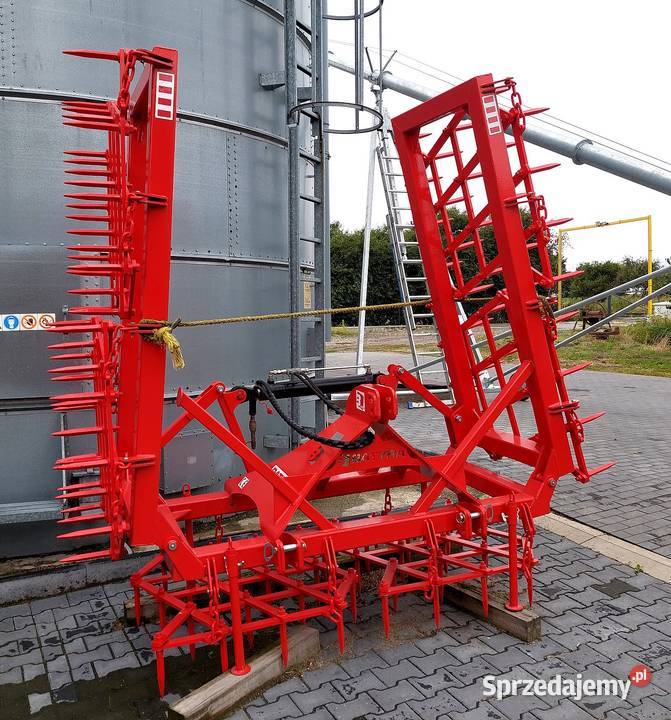 NOWA Brona 6polowa ciężka hydraulicznie składana Lublin