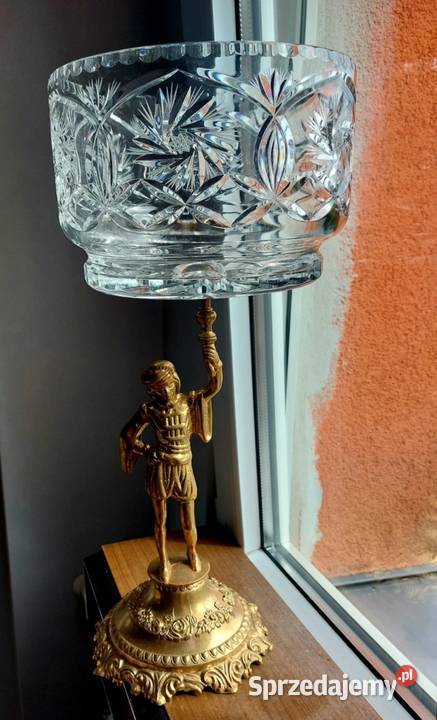 Piękna wielka patera kryształowa Antyki, Sztuka, Kolekcje Wrocław