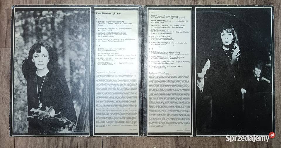 Płyta kolekcjonerska winylowa Ewa Demarczyk Live płyta winylowa małopolskie Zbylitowska Góra sprzedam