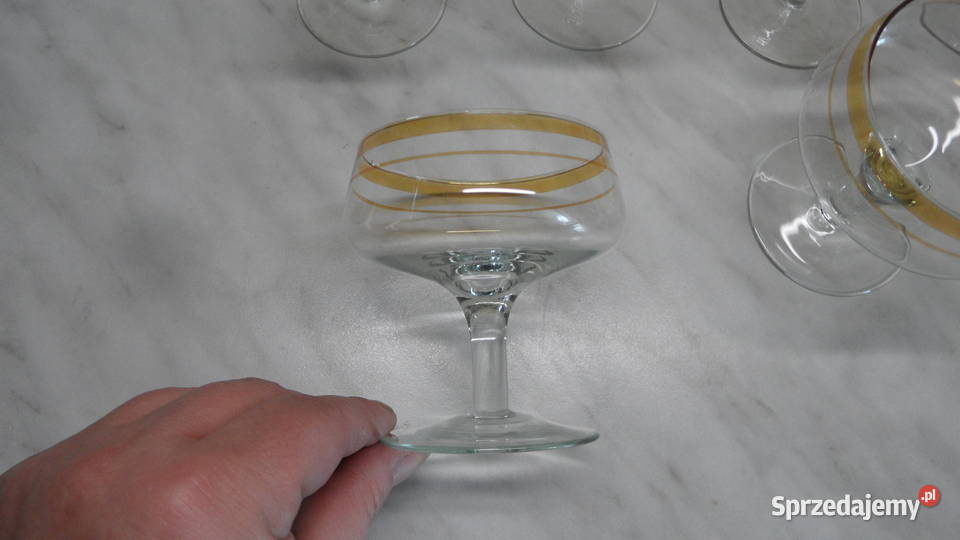 Szampanówki PRL 6 sztuk Poznań