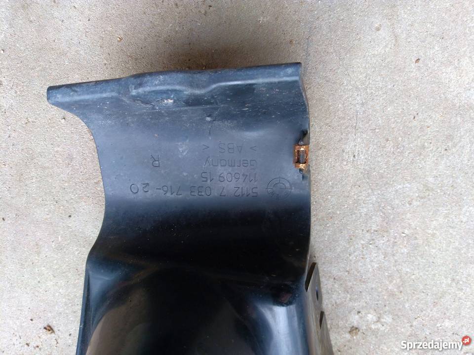 BMW E60 sedan ślizg ślizgi boczne zderzaka tył Osłonki sprzedam