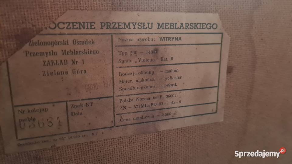 Komoda regał Violetta VAR PRL Świetny stan mazowieckie Brok