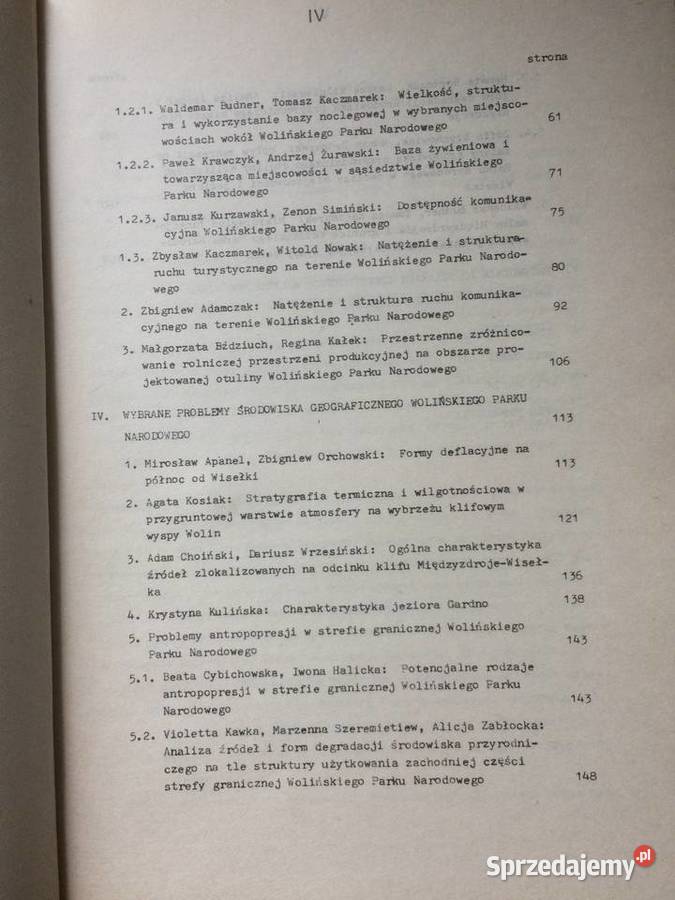3682 Woliński Park Narodowy Monografia Szczecin