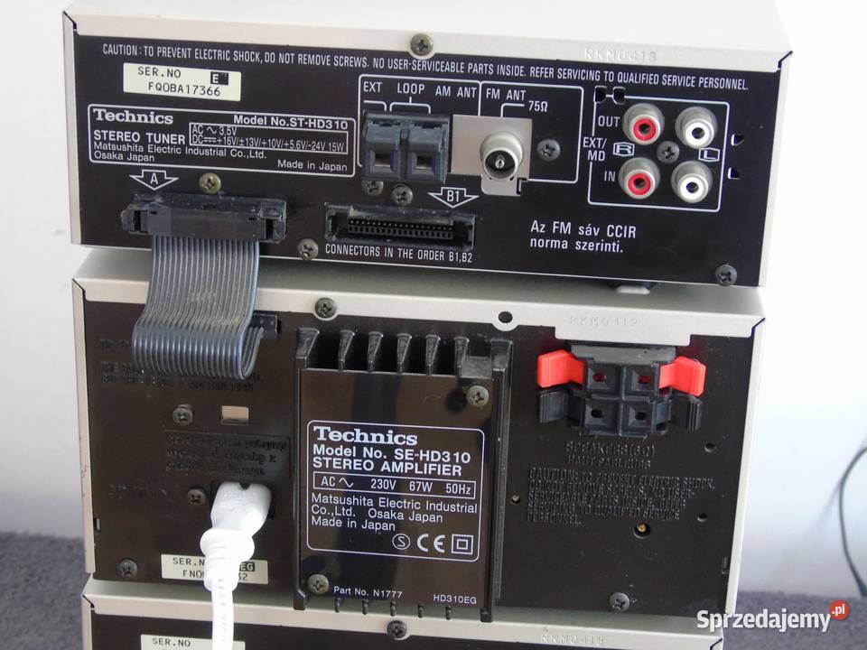 Wieża Technics SEHD310 pilot sprawna WYSYŁKA