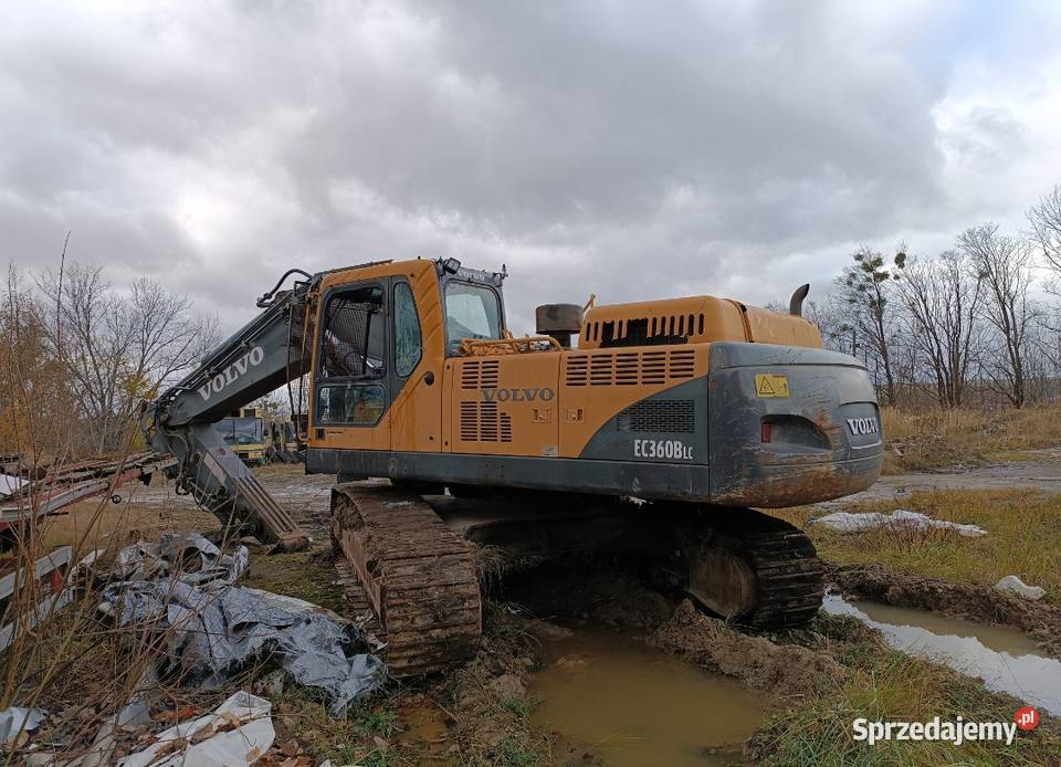 Koparka gąsienicowa Volvo EC360BLC zamiana Rok produkcji 2007 Koparki lubelskie Lublin
