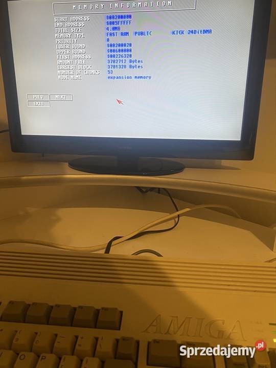 Amiga 1200 z karą turbo zestaw gotowy Commodore klawiatura Pozostałe Łódź