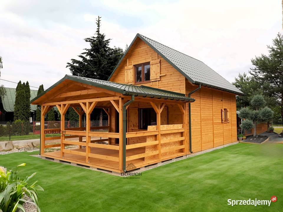 Domki drewniane letniskowe z poddaszem 35m2 Bydgoszcz
