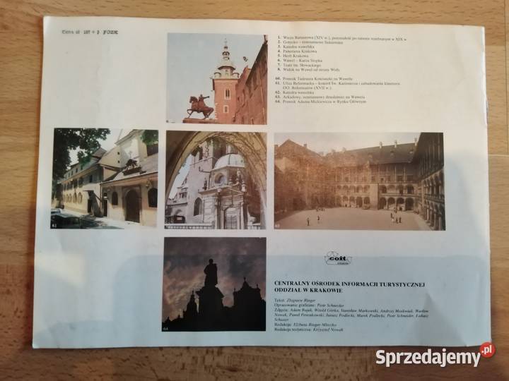 Poradnik Turystyczny Kraków PRL 1980 dolnośląskie Wałbrzych