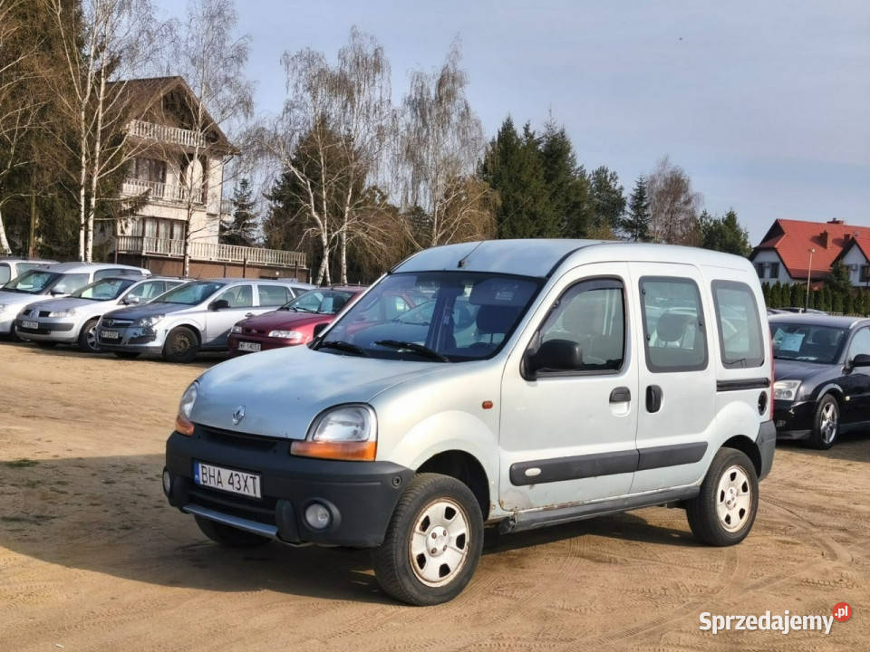Renault Kangoo 2002r 19 Diesel 4x4 Tanio Możliwa szary Kangoo Warszawa