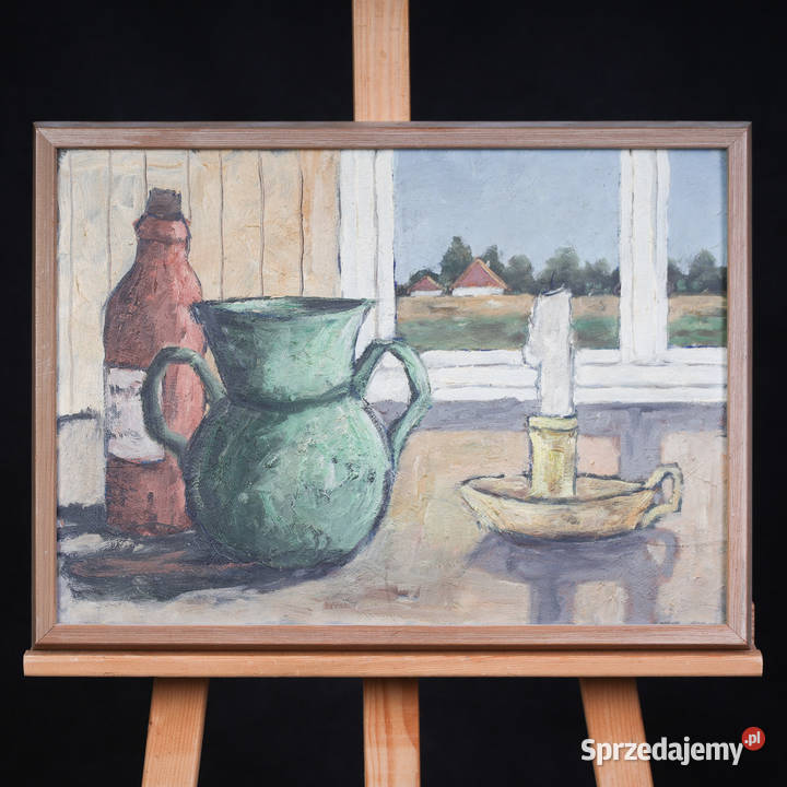 ARTexpert Obraz olejny na płycie martwa natura Dobrzany