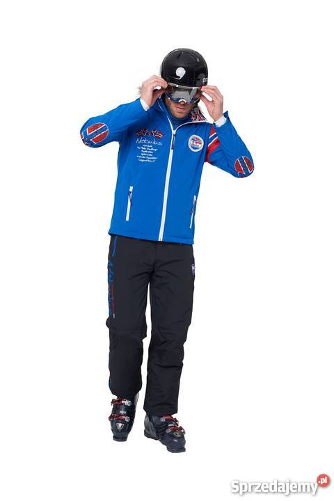 Kurtka narciarska ALPINE kobalt męska marki Narty Warszawa