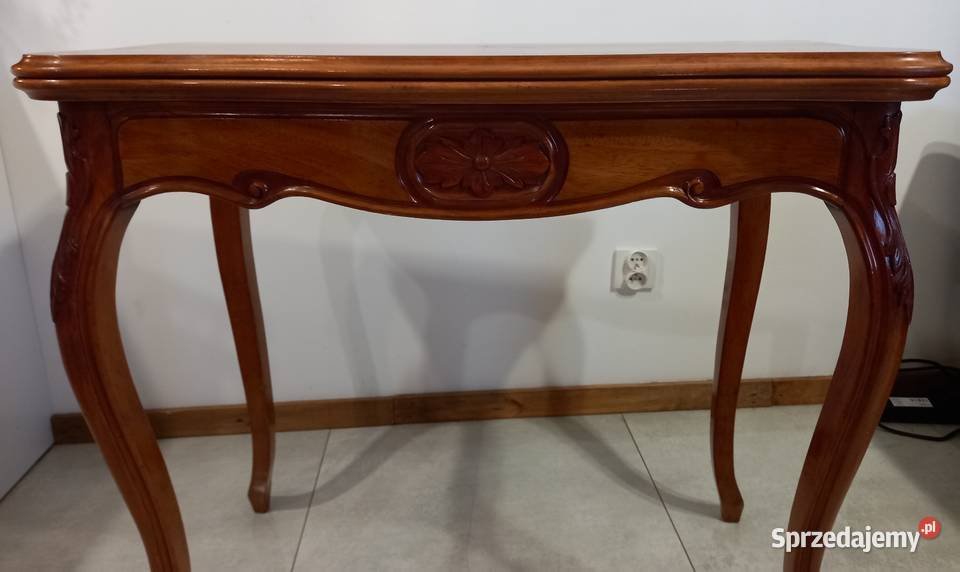 Stolik karciany konsolka Ludwik Filip dolnośląskie Wrocław