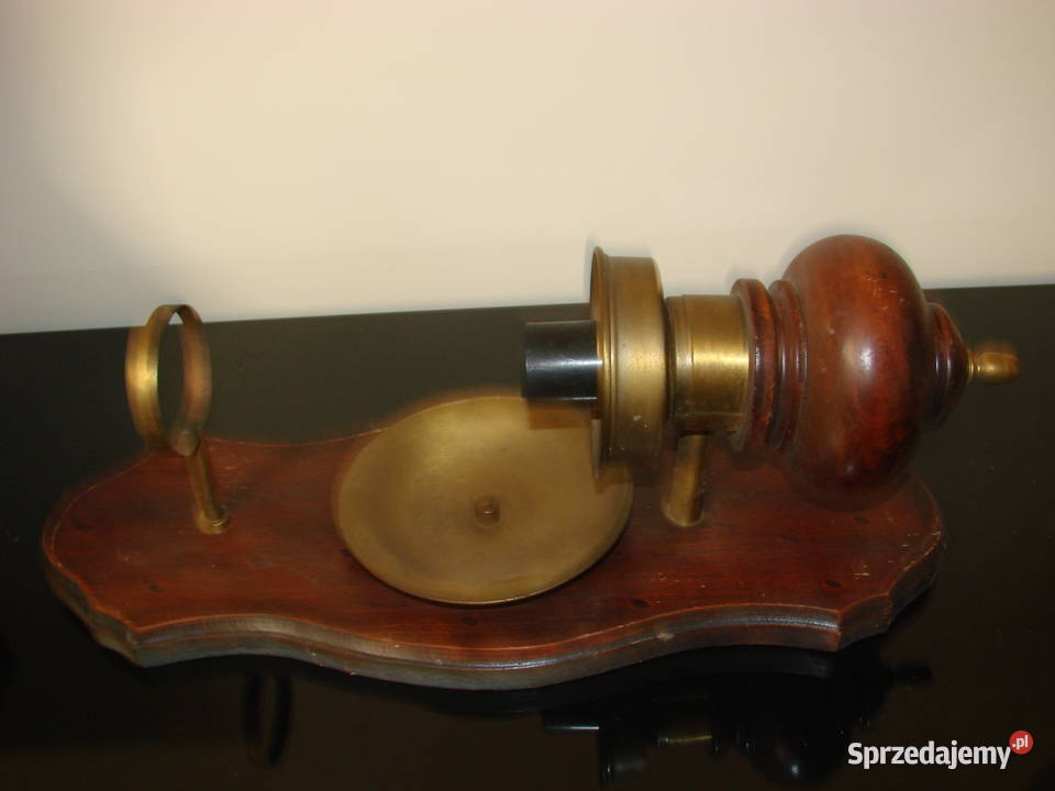 drewniany kinkiet PRL Pruszcz Gdański