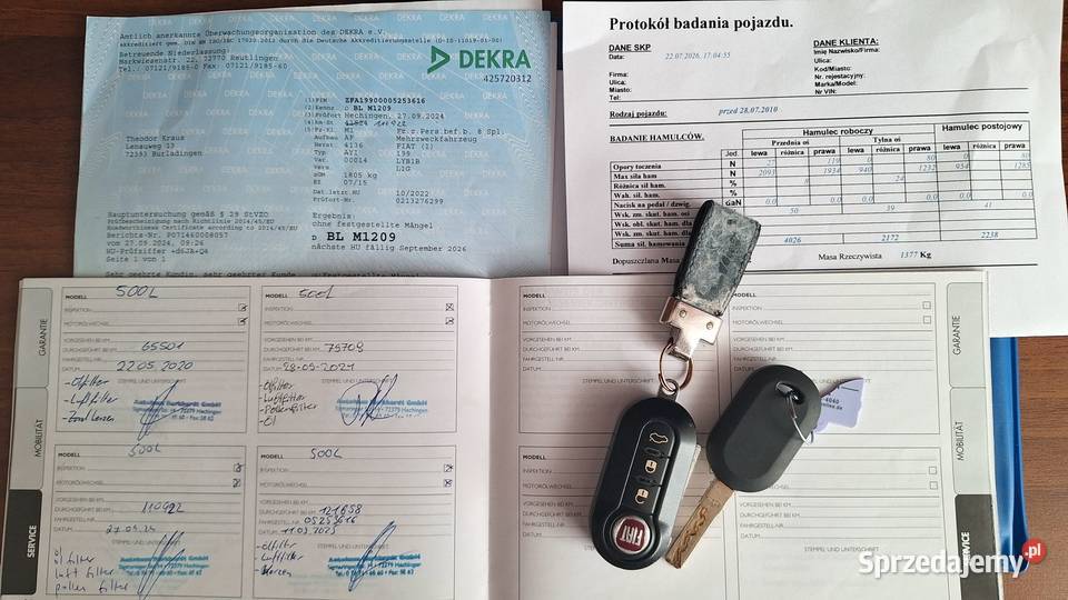 Fiat 500L 1416 Benzyna 2015 ABS
