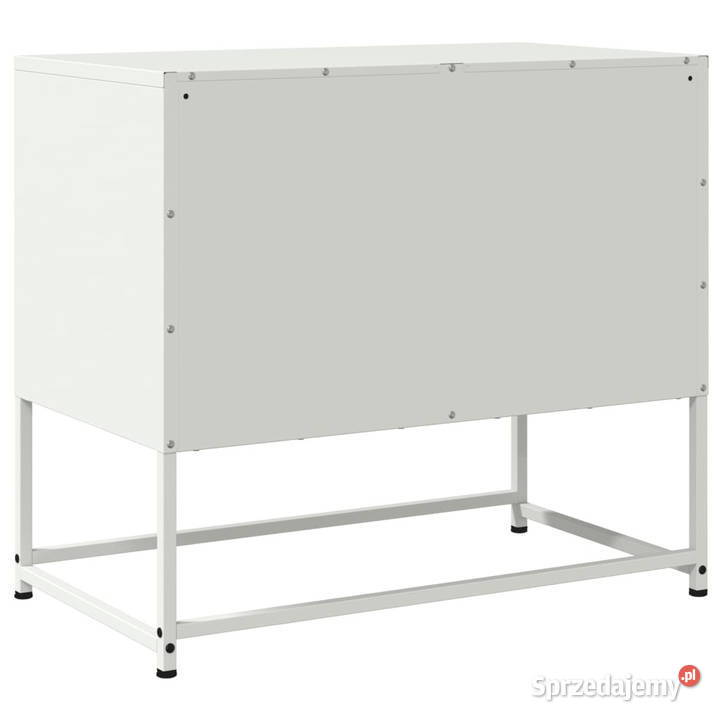 Szafka pod telewizor biała 685x39x605 stalowa RTV Warszawa