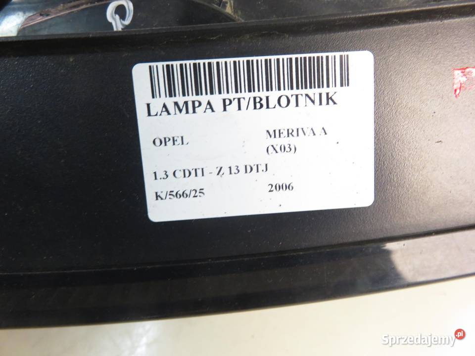 LAMPA PRAWA TYLNA OPEL MERIVA A sprzedam