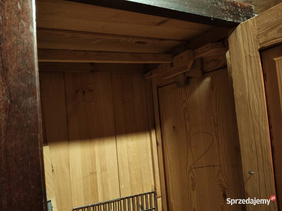 Stara szafa 3 drzwiowa drewno Lublin