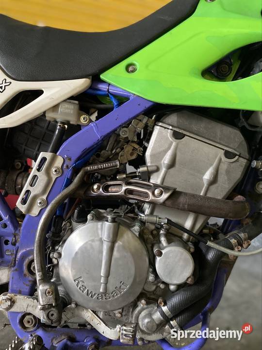 Kawasaki KLX 250E 1997 dużym serwisie rozrządu zielony dolnośląskie Bystrzyca Kłodzka