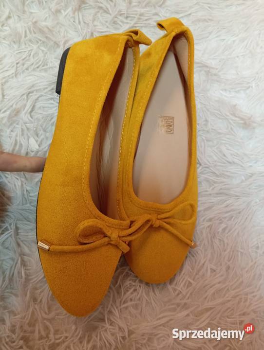 4041 Żółte baleriny wieczorowe Nowe Kraków