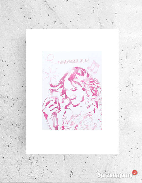 muzyka plakat A4 Violetta plakat na ścianę mały Olsztyn