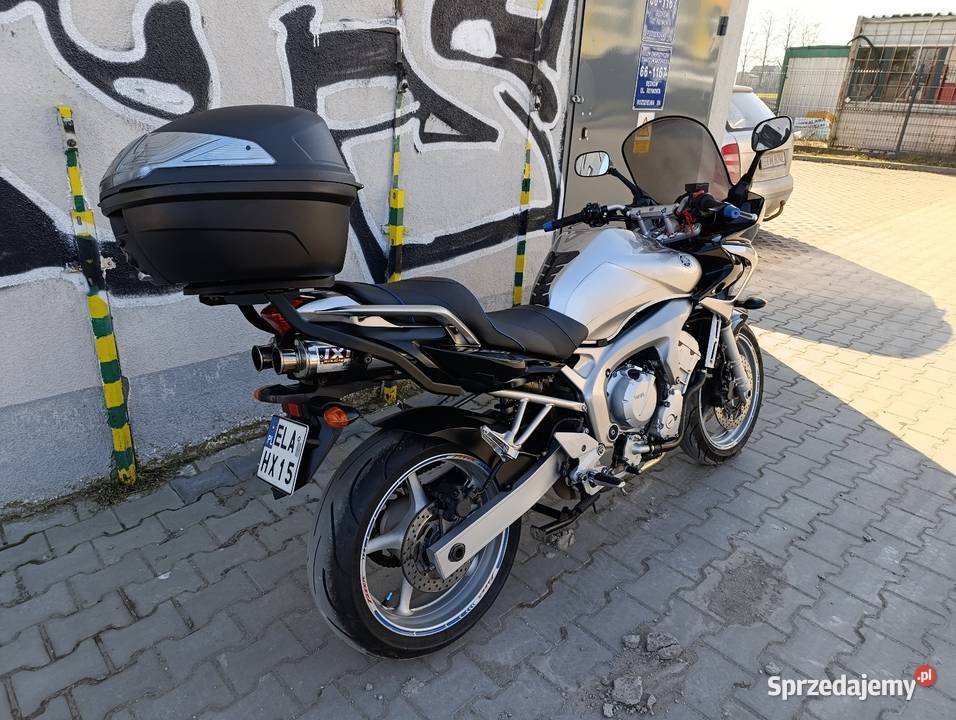 Zadbana Yamaha FZ6 Grzane Manetki Kufer Dodatki Będków-Kolonia