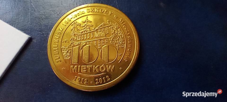 Stare monety Medal 100 Mietków 177 Lesko