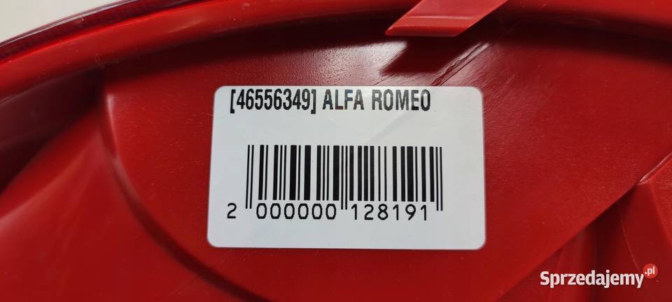 ALFA ROMEO 147 LAMPA TYŁ LEWA STRONA 46556349 osobowe