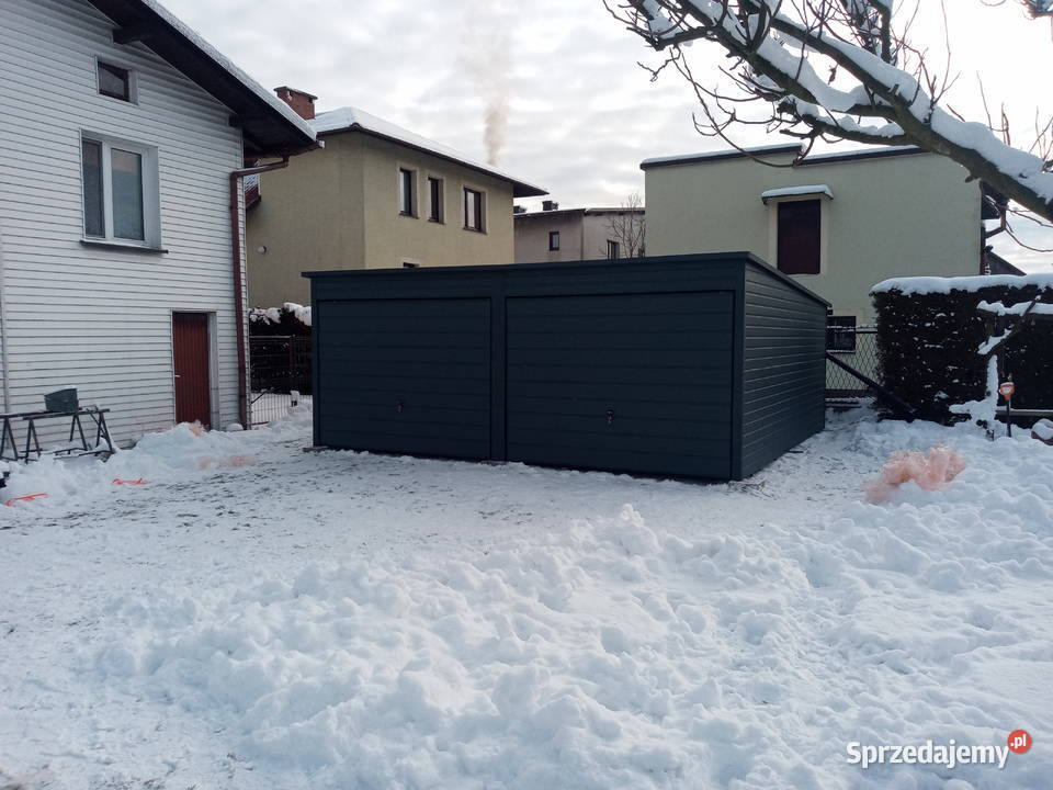 Garaż blaszany 6x5 profil zamknięty Wadowice