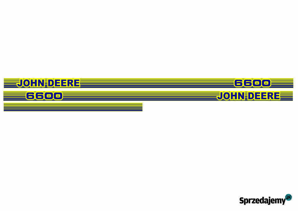 naklejki john dere 6600 Jeżewo sprzedam