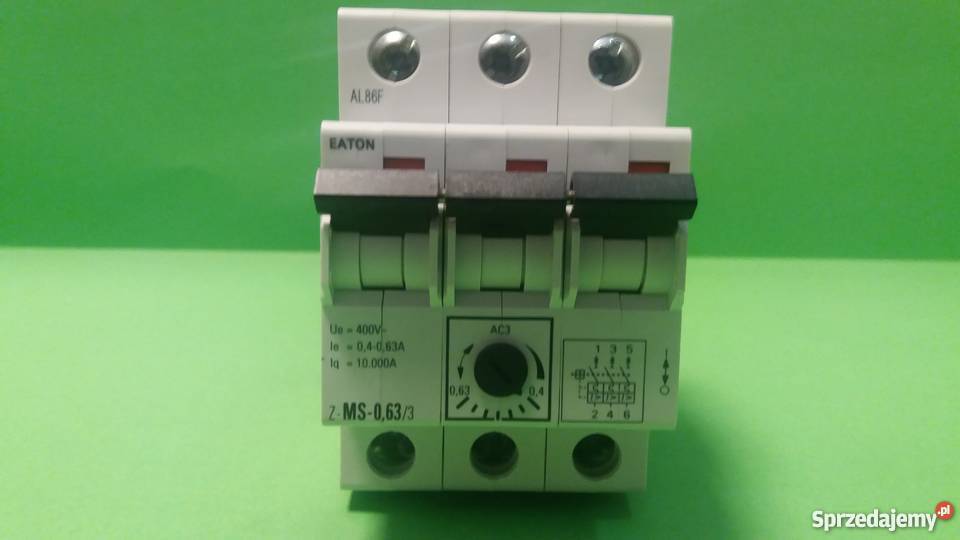 Wylącznik silnikowy Eaton ZMS0633 Elektryka i akcesoria Wyszków sprzedam