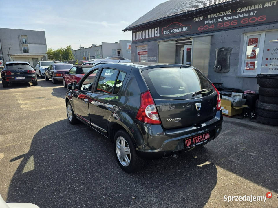 Dacia Sandero 16 Benzyna 87 Klimatyzacja Isofix szary Słupsk
